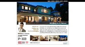 Clean with large format pictures to showcase client property